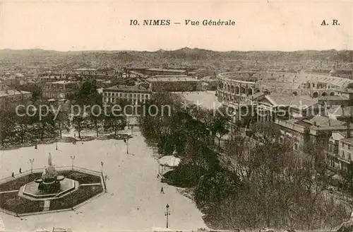 AK / Ansichtskarte Nimes_30 Vue generale 