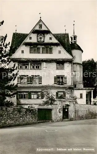 AK / Ansichtskarte Appenzell_IR Schloss mit historischem Museum Appenzell IR