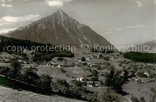 AK / Ansichtskarte Krattigen_BE mit Niesen 