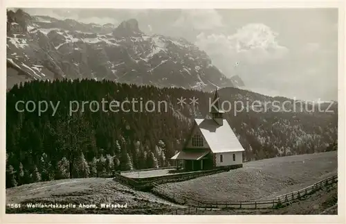 AK / Ansichtskarte Weissbad_IR Wallfahrtskapelle Ahorn 