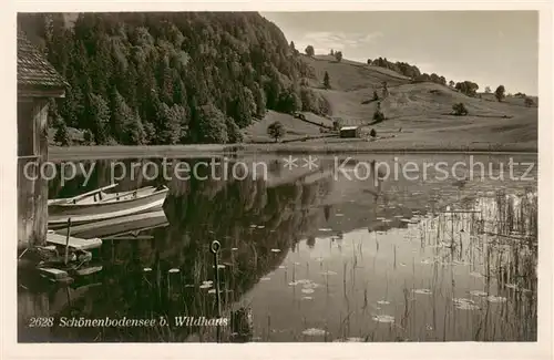 AK / Ansichtskarte Wildhaus__SG Schoenenbodensee 