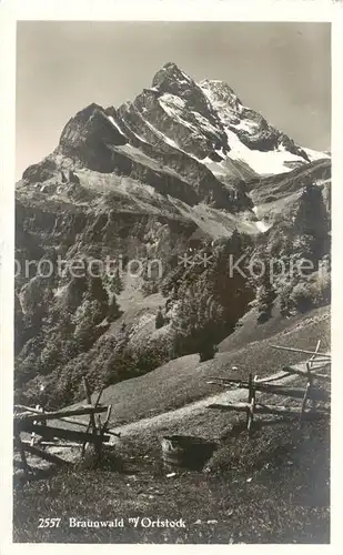 AK / Ansichtskarte Braunwald_GL Ortstock Braunwald GL