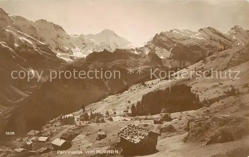 AK / Ansichtskarte Muerren_BE Panorama Muerren_BE