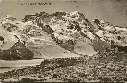 AK / Ansichtskarte Zermatt_VS Blick vom Gornergrat Zermatt_VS
