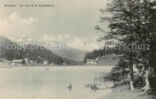 AK / Ansichtskarte Montana_VS Un Lac et le Turbelstock Montana_VS