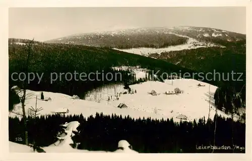 AK / Ansichtskarte  Riesengebirge_Schlesischer_Teil Leierbauden Panorama 