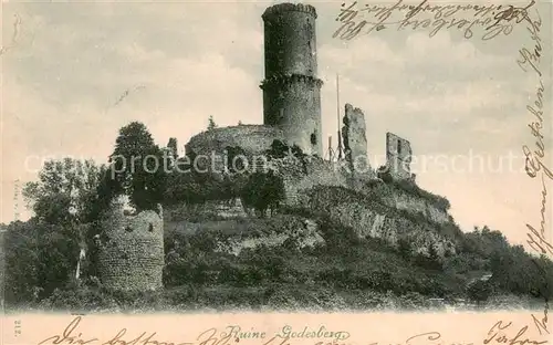 AK / Ansichtskarte  Bad_Godesberg Ruine Godesberg Bad_Godesberg