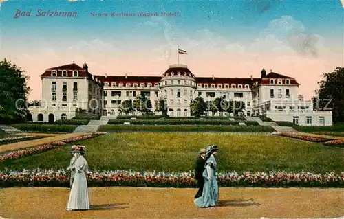 AK / Ansichtskarte  Bad_Salzbrunn_Szczawno-Zdroj_PL Neues Kurhaus Grand Hotel 