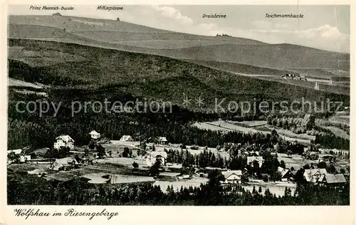 AK / Ansichtskarte  Wolfshau_Riesengebirge_PL Panorama 