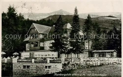 AK / Ansichtskarte  Hainbergshoehe_679m_Riesengebirge_PL mit Schneekoppe 