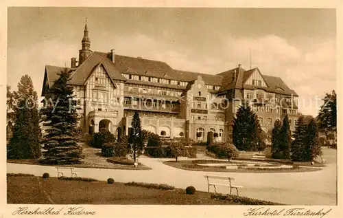 AK / Ansichtskarte  Bad_Kudowa_Kudowa-Zdroj_Niederschlesien_PL Kurhotel Fuerstenhof 