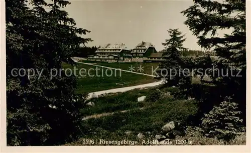 AK / Ansichtskarte  Riesengebirge_Schlesischer_Teil Adolfbaude 