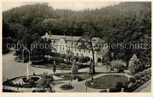 AK / Ansichtskarte  Bad_Kudowa_Kudowa-Zdroj_Niederschlesien_PL Kurpark mit Schloss 