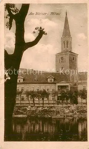 AK / Ansichtskarte  Mitau_Jelgava_Latvia Am Wasser 