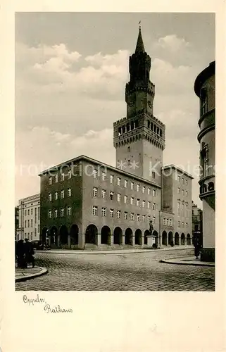 AK / Ansichtskarte 73823724 Oppeln_Oberschlesien_Opole Rathaus 