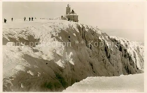 AK / Ansichtskarte 73823727 Riesengebirge_Schlesischer_Teil Schneegrubenbaude 