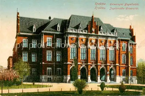 AK / Ansichtskarte  Krakau_Krakow Jagelonische Universitaet Krakau Krakow