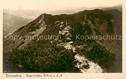 AK / Ansichtskarte  Ziegenruecken_Riesengebirge_PL Panorama 