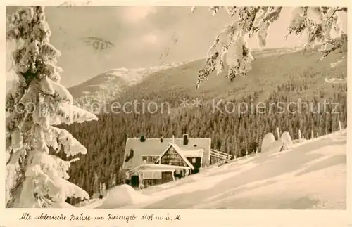 AK / Ansichtskarte  Riesengebirge_Schlesischer_Teil Alte schlesische Baude 