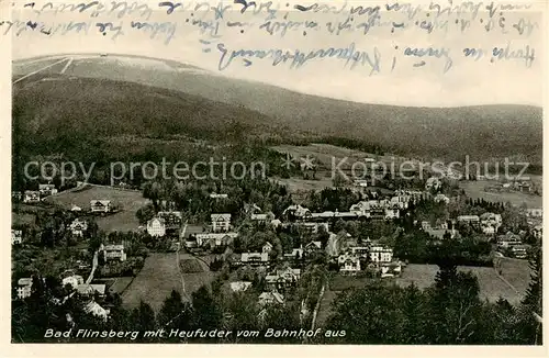 AK / Ansichtskarte  Bad_Flinsberg_Swieradow_Zdroj_PL mit Heufuder vom Bahnhof gesehen Feldpost 