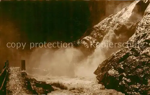 AK / Ansichtskarte Lenk_Simmental Simmenfall Lenk Simmental