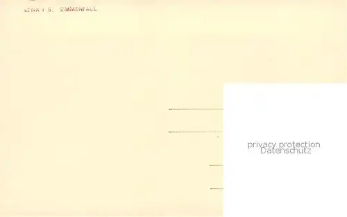 AK / Ansichtskarte Lenk_Simmental Simmenfall Lenk Simmental