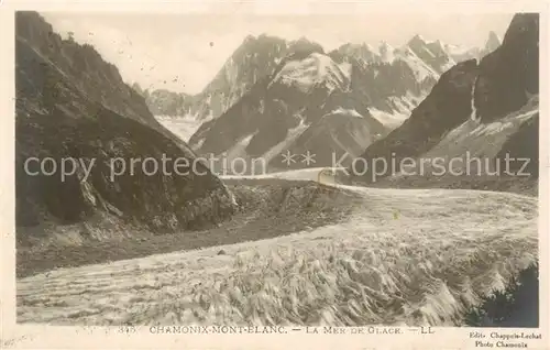 AK / Ansichtskarte Chamonix_74_Haute Savoie Mont Blanc La Mer de Glace 