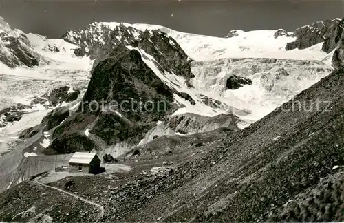 AK / Ansichtskarte Zermatt_VS Schoenbielhuette Tete de Valpelline Tete Blanche Col d Herens Zermatt_VS