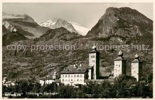AK / Ansichtskarte Brigue_Brig_VS Chateau de Stockalper 
