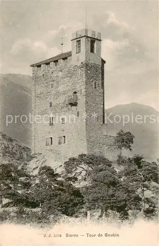 AK / Ansichtskarte Sierre_Siders_VS Tour de Goubin 