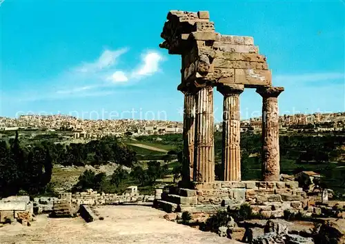 AK / Ansichtskarte  Agrigento_Sicilia_IT Tempio dei Dioscuri 