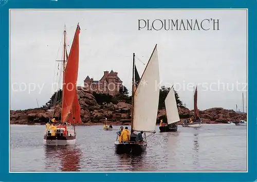 AK / Ansichtskarte Ploumanac_h Fest der alten Segler Schloss Ploumanac h