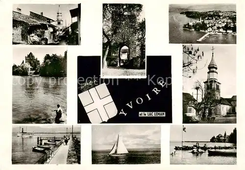 AK / Ansichtskarte Yvoire_74_Haute Savoie Lac Leman Village medieval Vue d ensemble 