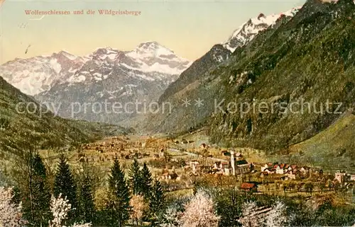 AK / Ansichtskarte Wolfenschiessen und die Wildgeissberge Wolfenschiessen