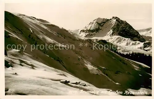 AK / Ansichtskarte  Brunnalpe_Grosser_Rettenstein_AT mit Grossem Rettenstein 