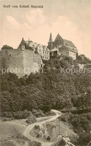 AK / Ansichtskarte  Mansfeld_Suedharz Schloss Mansfeld Mansfeld Suedharz