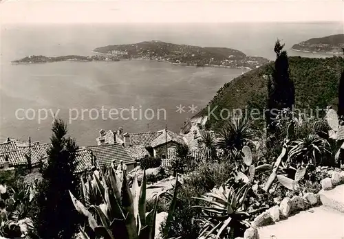 AK / Ansichtskarte Eze sur Mer_06 Jardin exotique et vue sur le Cap Ferrat 