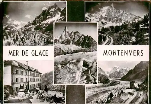 AK / Ansichtskarte Montenvers_Chamonix_74_Haute Savoie Mer de Glace Vue partielle 