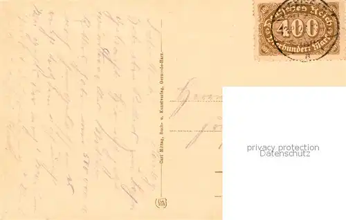 AK / Ansichtskarte  Selketal Burg Falkenstein Selketal