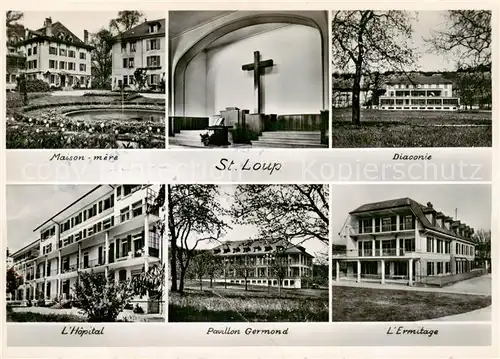 AK / Ansichtskarte St_Loup_Pompaples Maison mere Kapelle Diaconie Hopital Pavillon Germond Ermitage St_Loup_Pompaples