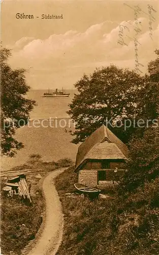 AK / Ansichtskarte  Goehren__Ostseebad_Ruegen Suedstrand 