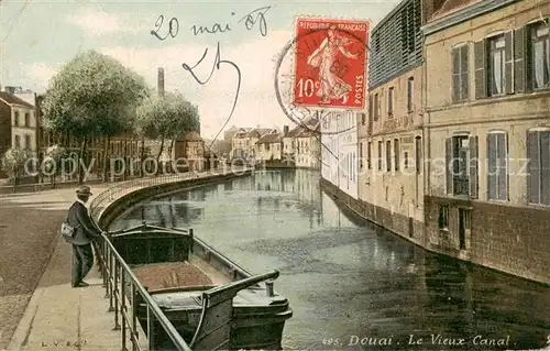 AK / Ansichtskarte Douai_59_Nord Le Vieux Canal 