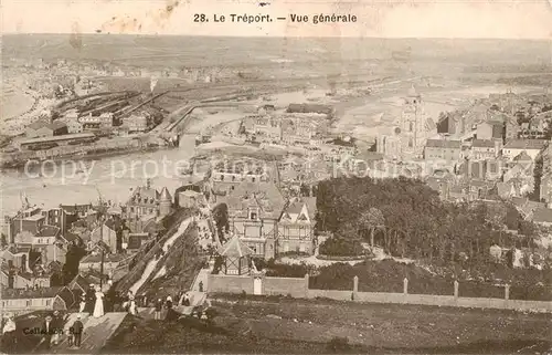 AK / Ansichtskarte Le_Treport_76 Vue generale aerienne 