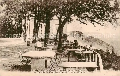 AK / Ansichtskarte Val d_Ajol_Le_88_Vosges Terrasse de la Feuillee Nouvelle et Vue de la Feuillee Dorothee 