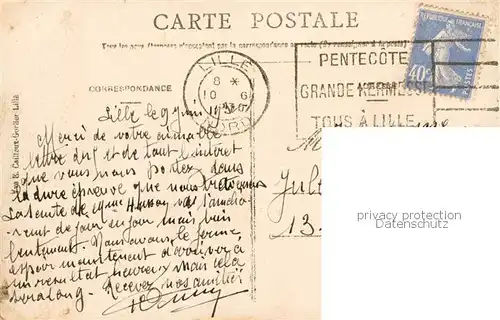 AK / Ansichtskarte Lille_59 Place du Theatre Vue densemble  