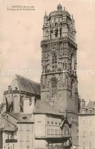 AK / Ansichtskarte Rodez_12_Aveyron Clocher de la Cathedrale 