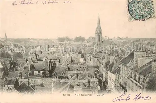 AK / Ansichtskarte Caen_14 Vue generale 