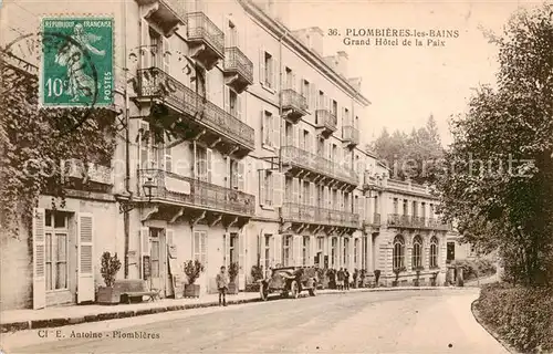 AK / Ansichtskarte Plombieres les Bains_Vosges Grand Hotel de la Paix Plombieres les Bains