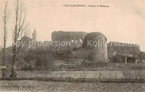 AK / Ansichtskarte Pont a Mousson_54 Ruines de Mousson 