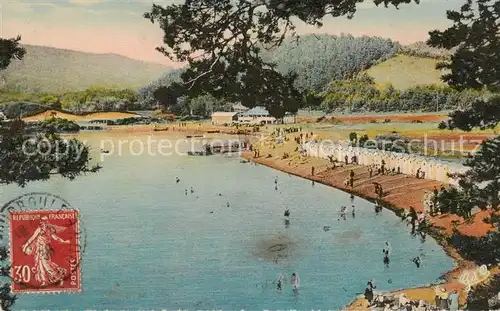 AK / Ansichtskarte Lac_Chambon_63_Puy de Dome La Plage 